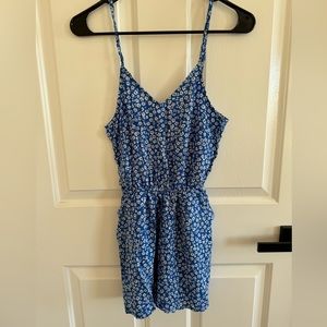 HM Divided Blue Romper